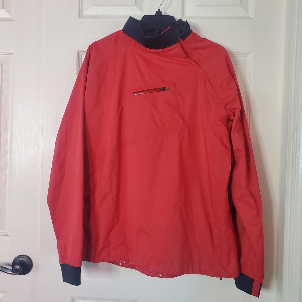 Columbia Titanium OMNIHEAT High Collar Waterproof Pullover Jacket Pocket Large